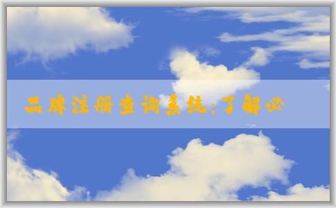 品牌注冊(cè)查詢系統(tǒng)：了解必要性、查詢方法及操作體驗(yàn)