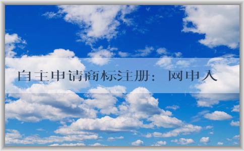 自主申請商標注冊：網(wǎng)申入口、申請流程、查詢與編寫技巧